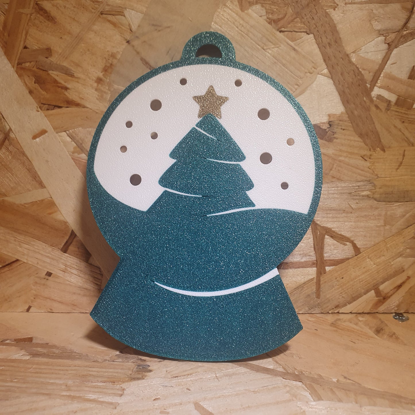Boule de Noël Sapin étoilé personnalisable