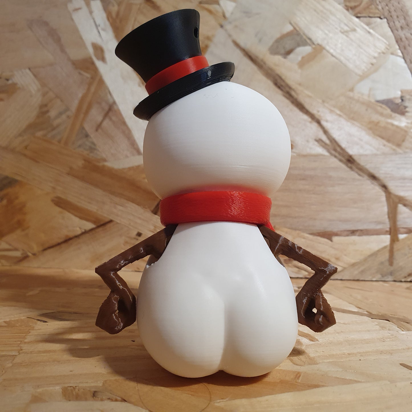 Bonhomme de neige farceur
