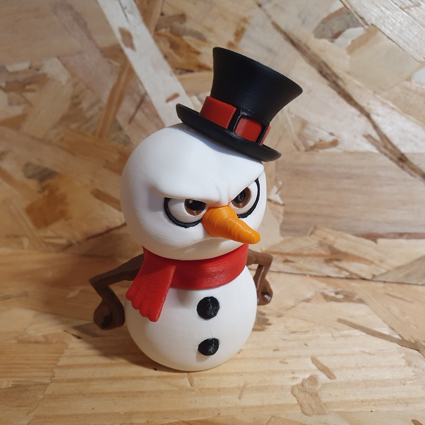 Bonhomme de neige farceur