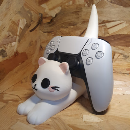 Support Chat Adorable Repose Manette ou Téléphone