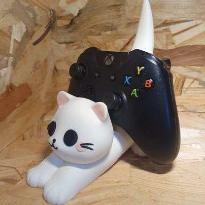 Support Chat Adorable Repose Manette ou Téléphone