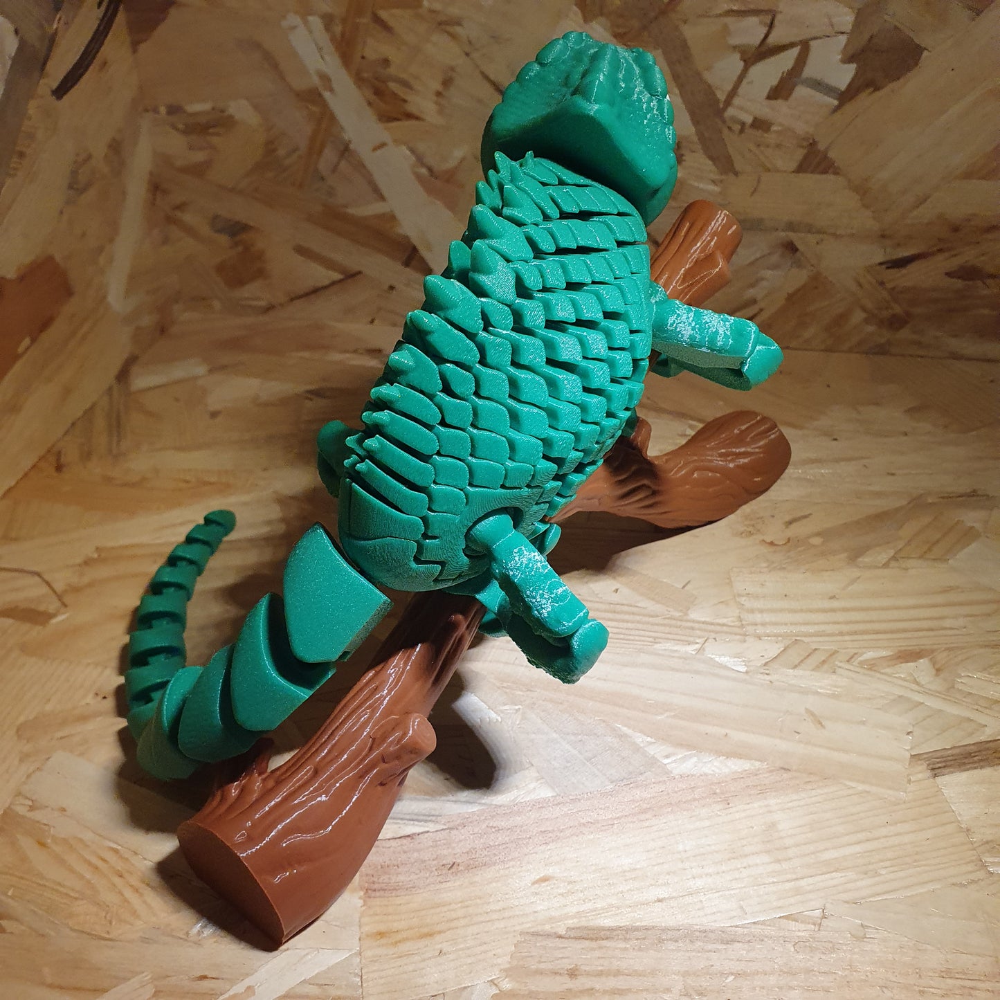 Caméléon Flexible sur sa Branche