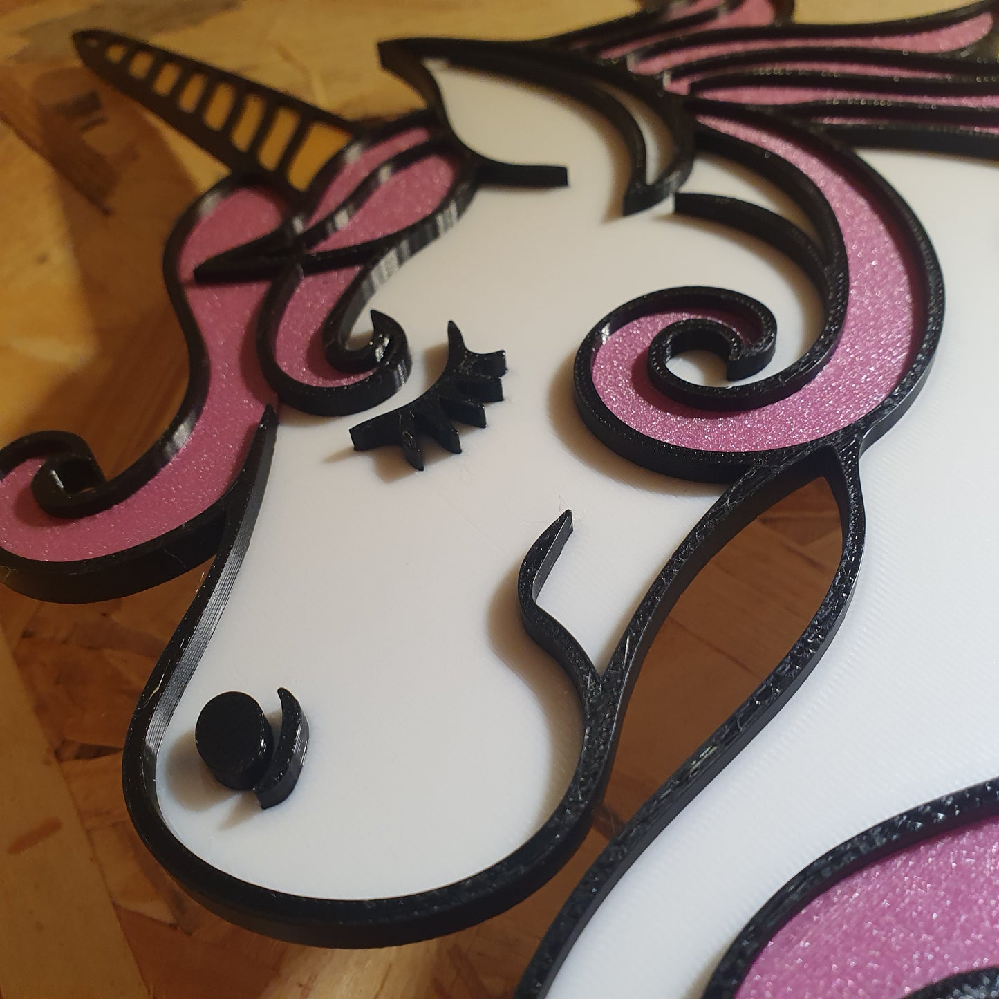 Bas-relief Licorne Personnalisable